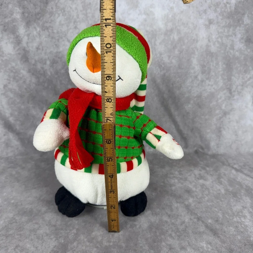 Vtg Kids of America Snowman Animated Plush Dancing Sings Let It Snow Jingle Bell